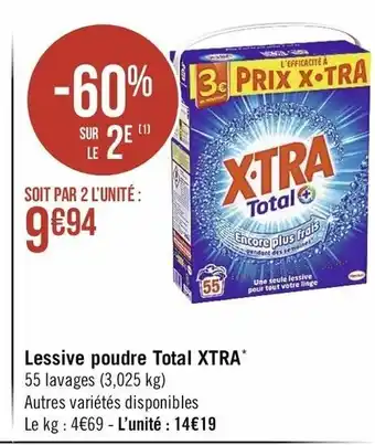 Lessive Poudre Total Xtra