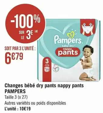 Changes Bébé Dry Pants Nappy Pants