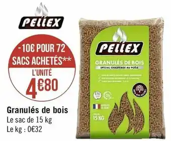 Casino Supermarchés Granulés De Bois offre