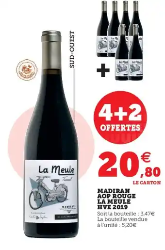 Super U Madiran Aop Rouge La Meule HVE 2019 offre
