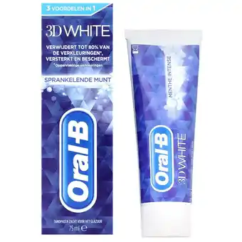 Action Dentifrice Oral-B 3D White offre