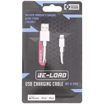 Action Câble data et chargement MFI 8-pin Re-load offre