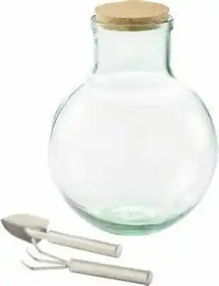 Terrarium en verre 100% recyclé