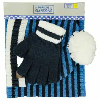 Stokomani Ensemble gants, bonnet + snood offre