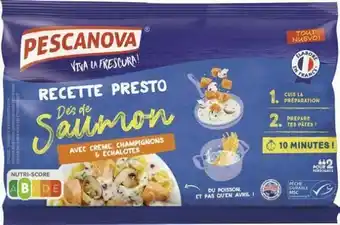 Recette Presto dés de saumon surgelés
