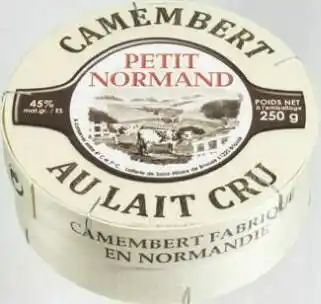 Géant Casino Camembert au Lait Cru 22% M.G. offre