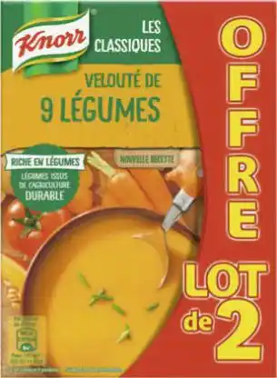 Géant Casino Velouté de 9 légumes offre
