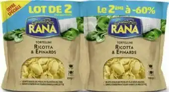 Tortellini ricotta épinards