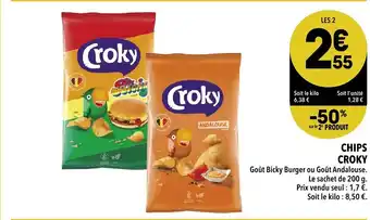 Supeco Chips Croky offre