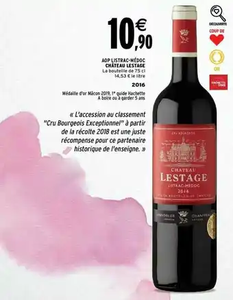 Intermarché Aop Listrac-médoc Château Lestage offre