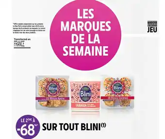 Intermarché Contact Blini offre