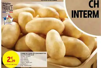 Intermarché Contact Pomme De Terre De Consommation Nouvelle Récolte offre