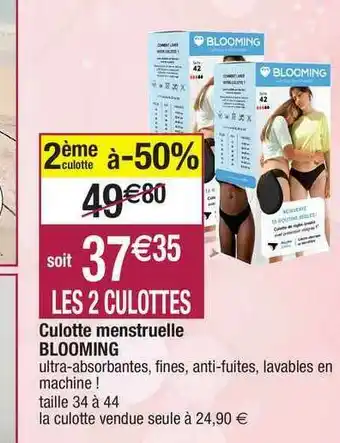 Culotte Menstruelle Blooming