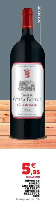 Côtes de bourg aop rouge chateau
