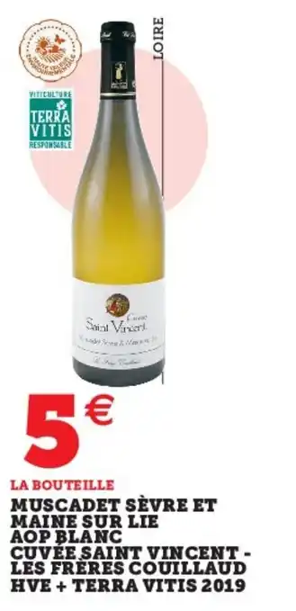 Super U Muscadet sèvre et maine sur lie offre