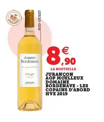 Super U Jurancon aop moelleux domaine bordenave - les offre