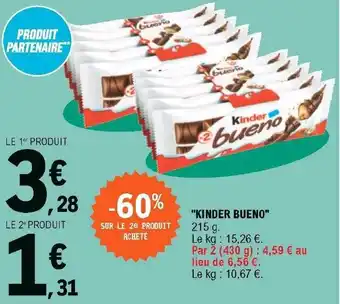 E.Leclerc "Kinder bueno" offre