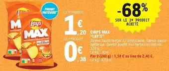 E.Leclerc Chips max "lay's" offre