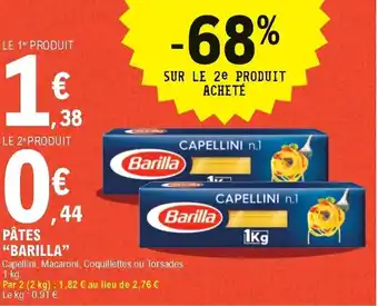 E.Leclerc Pâtes "barilla" offre