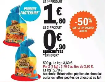 E.Leclerc Briochettes "épi d'or" offre