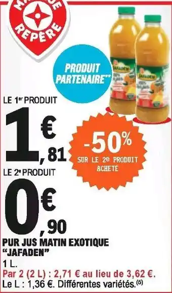 E.Leclerc Pur jus matin ec=xotique offre