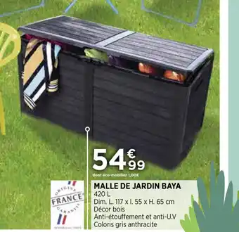 Bi1 Malle de jardin Baya offre