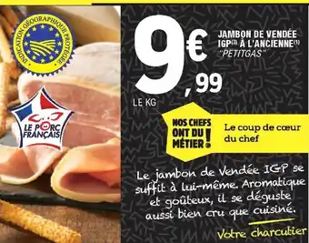 E.Leclerc Jambon de Vendée IGP offre