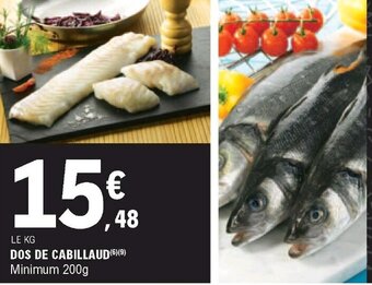 E.Leclerc Dos de cabillaud offre