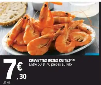 E.Leclerc Crevettes roses cuites offre