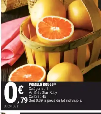 E.Leclerc Pomelo rouge offre