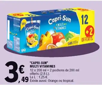 E.Leclerc Multi vitamines offre