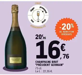 E.Leclerc Champagne brut offre