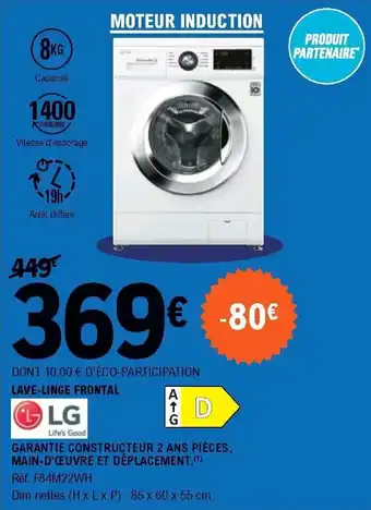 E.Leclerc Lave-Linge Frontal offre