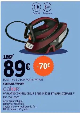 E.Leclerc Centrale Vapeur offre