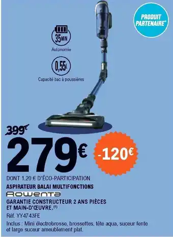 E.Leclerc Aspirateur Balai Multifonctions offre