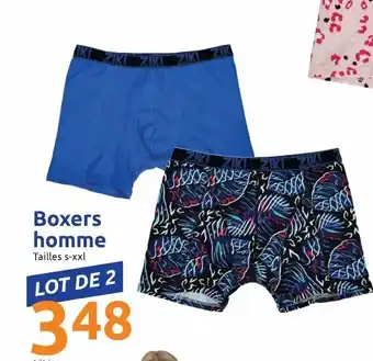 Action Boxers Homme offre