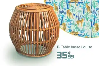 Gifi Table basse Louise offre