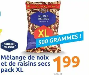 Action Mélange De Noix Et De Raisins Secs Pack XL offre