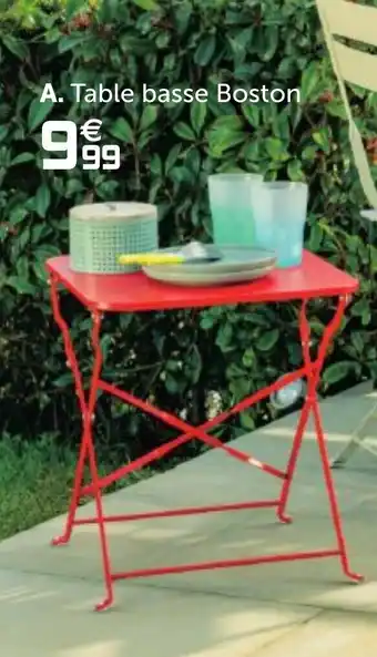 Gifi Table basse boston offre