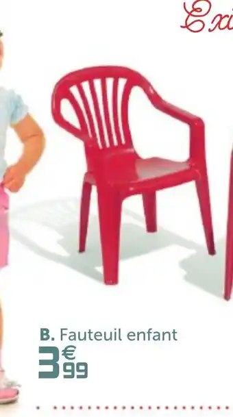 Gifi Fauteuil enfant offre
