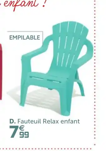 Gifi Fauteuil Relax Enfant offre
