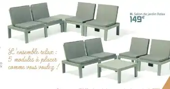 Salon de Jardin Relax