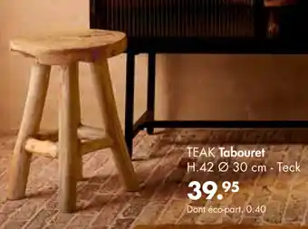 Casa Teak Tabouret offre