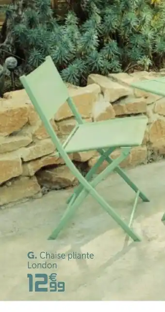 Gifi Chaise pliante London offre