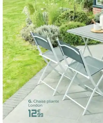 Gifi Chaise Pliante London offre