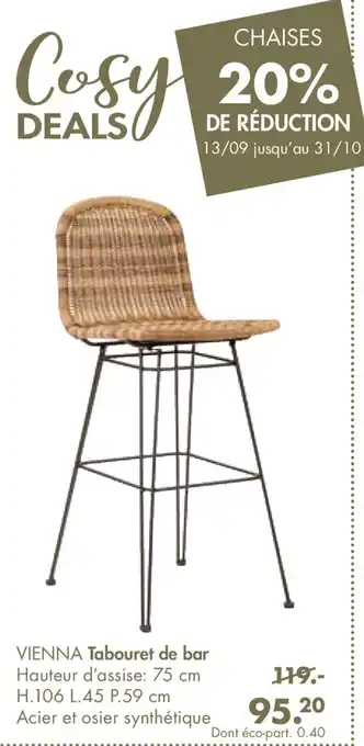 Vienna Tabouret De Bar