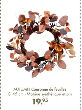 Autumn Couronne De Feuilles