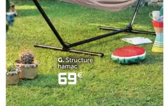 Gifi Structure hamac offre