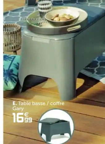 Gifi Table basse/ Coffre gary offre