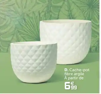 Gifi Cache-pot fibre argile offre